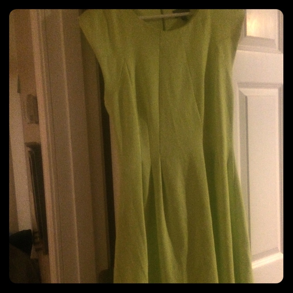 Top shop neon green dress size 8